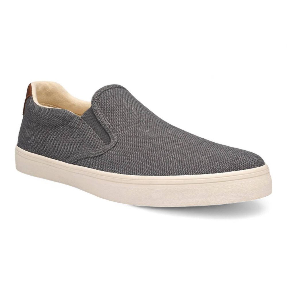 Men’s Hutch Slip-On Sneakers – Medium Width In Grey 7749120852028