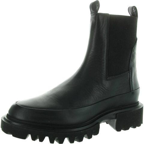 Harlee Mixed Media Leather Chelsea Boots