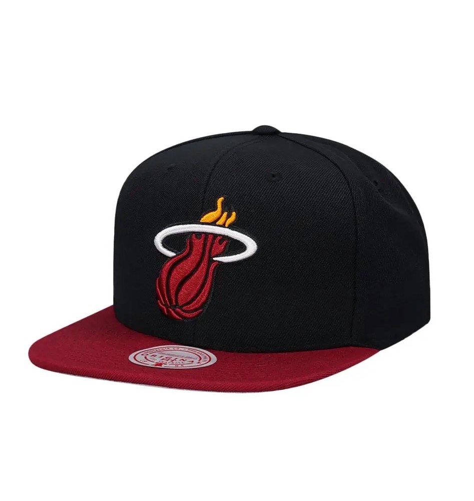 Men’s Nba Miami Heat Core Basic Snapback Hat In Black/red 7749118853180