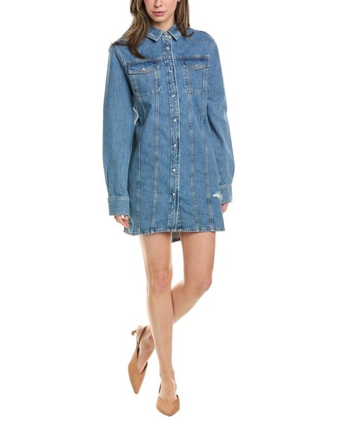 IRO  Long Sleeve Shirt Dress