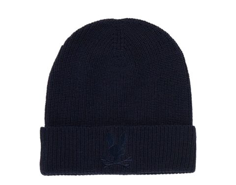 Psycho Bunny Allen Merino Wool North Sea Beanie B6A988U1HT-NRS