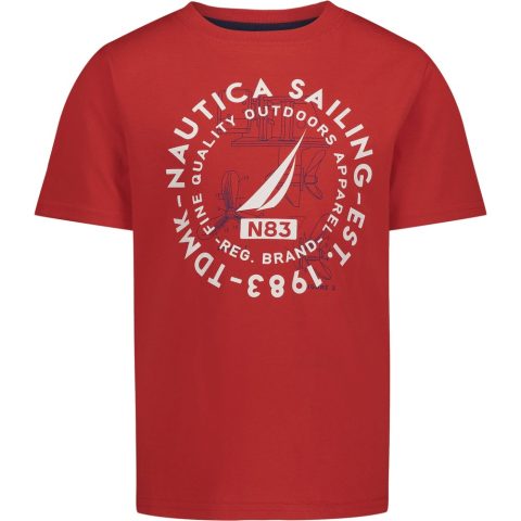 Nautica Little Boys’ Sailing Graphic T-Shirt (4-7)