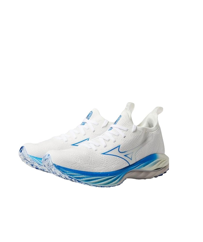 Women Wave Neo Wind Running Shoe In Undyed White-Peace Blue