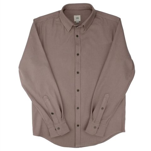 Men’s Heavy Tech Work Shirt In Smokey Thistle