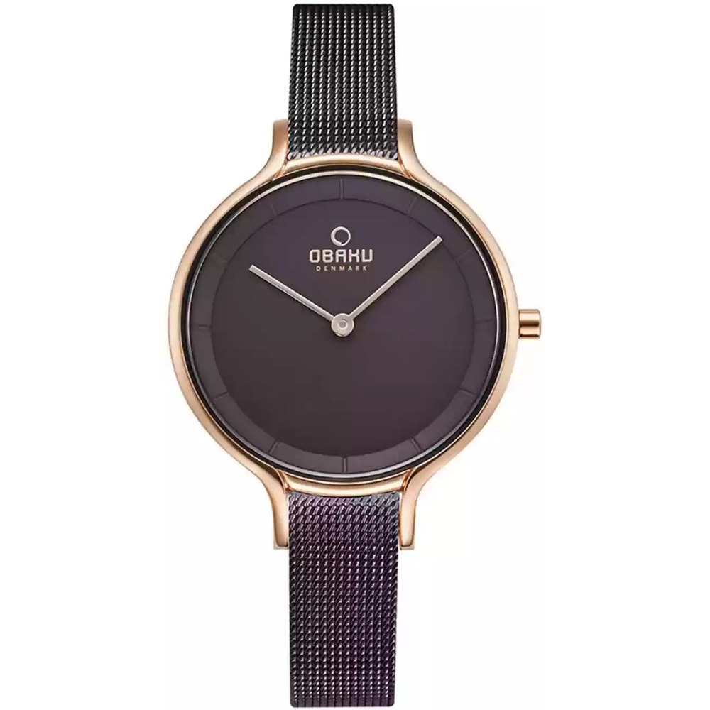 Obaku Women’s Walnut Silver Dial Watch
