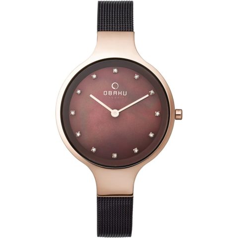Obaku Women’s Classic Brown Dial Watch