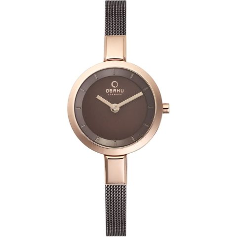 Obaku Women’s Walnut Brown Dial Watch
