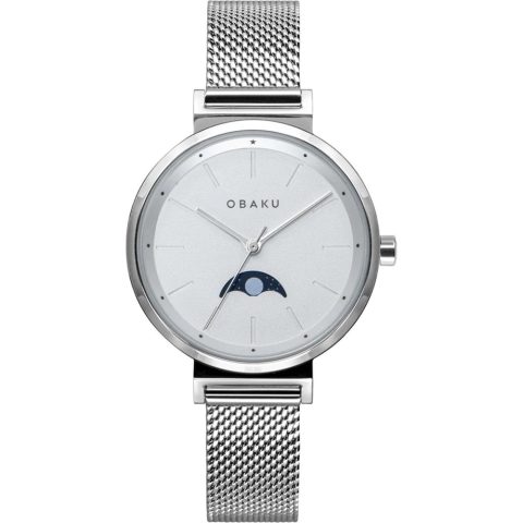 Obaku Women’s Maane Silver Dial Watch