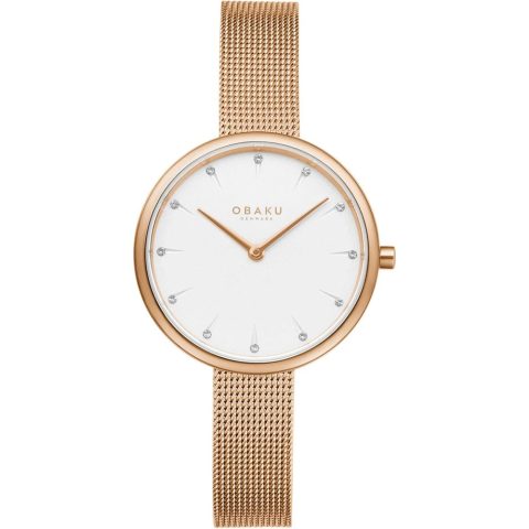 Obaku Women’s Classic White Dial Watch