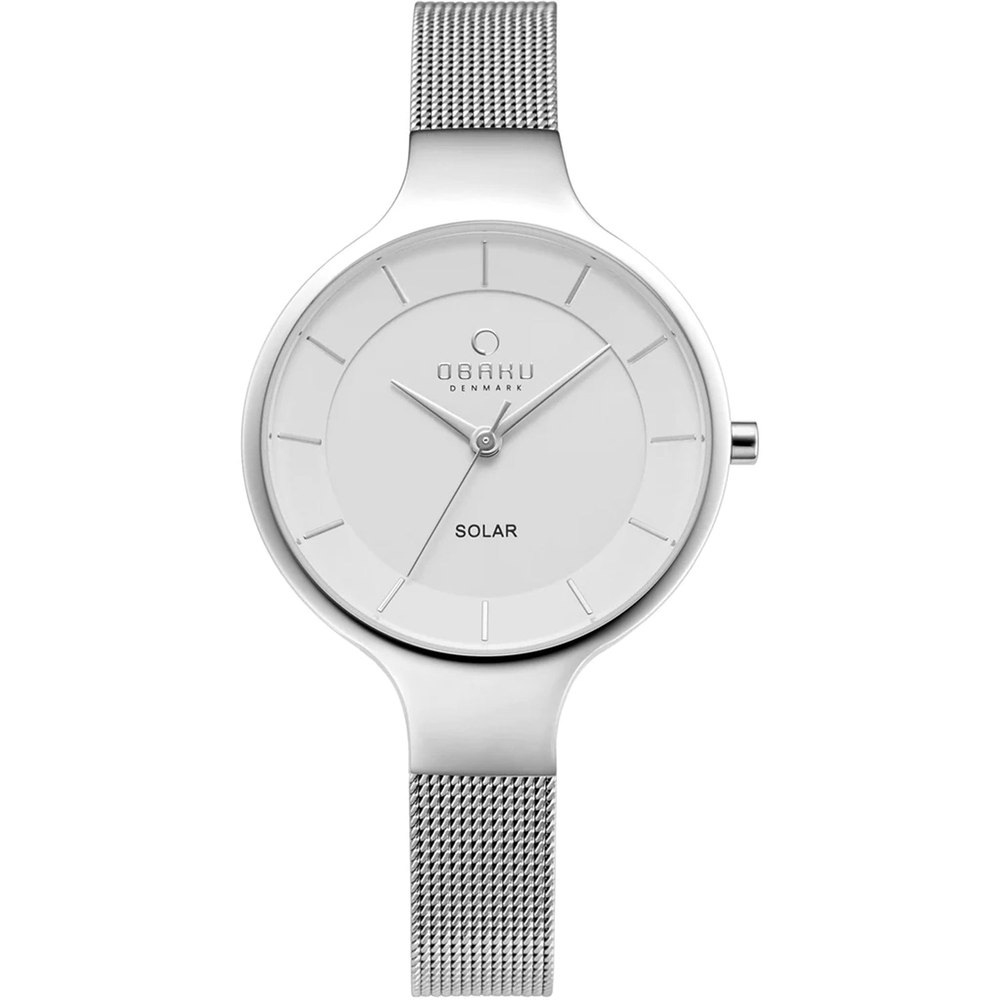 Obaku Women’s Solar Silver Dial Watch