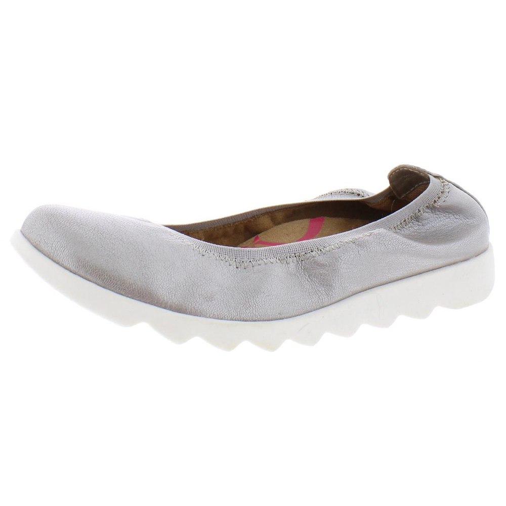 Grace Leather Slip On Ballet Flats