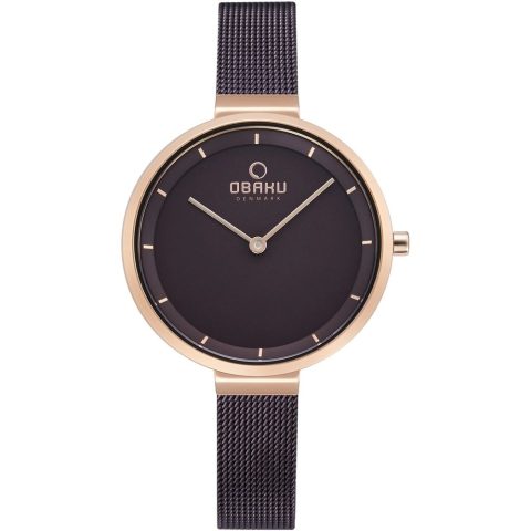 Obaku Women’s Walnut Grey Dial Watch