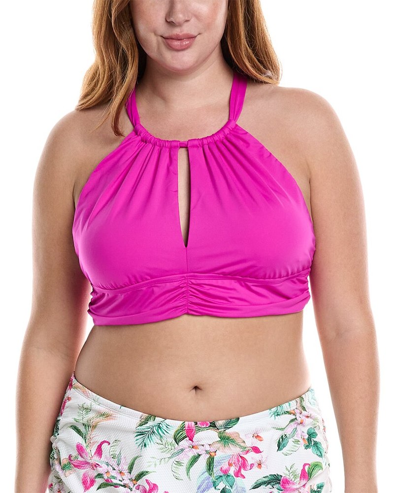 La Blanca Ig High Neck Midline Top 7827051577404