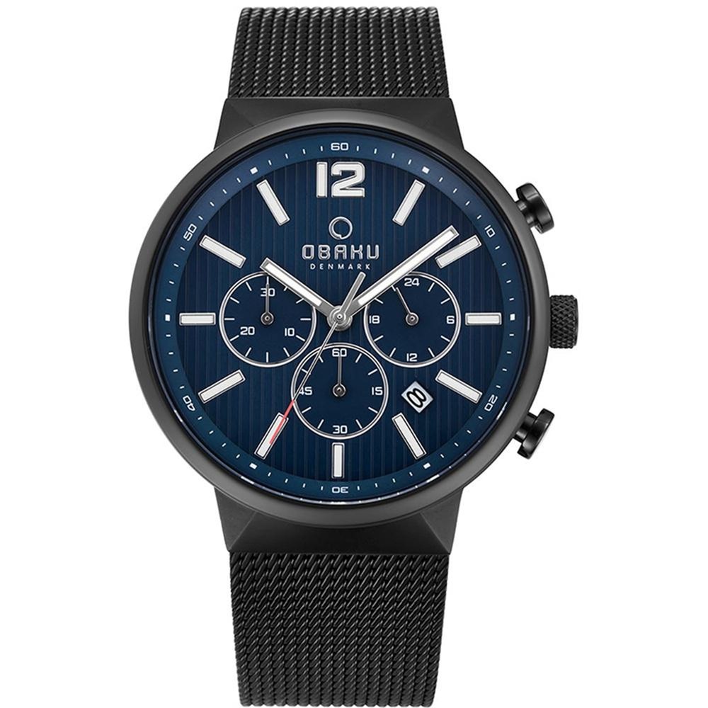 Obaku Men’s Classic Blue Dial Watch 7195324710972