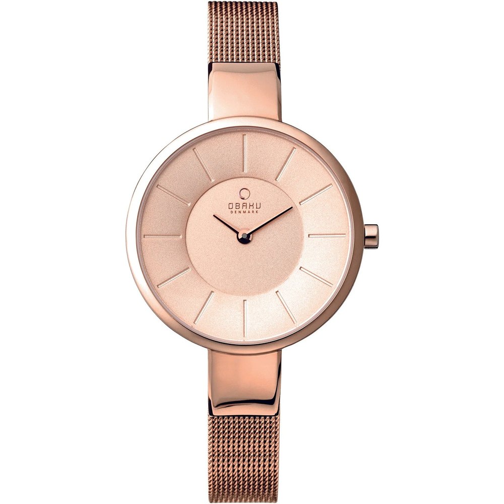 Obaku Women’s Denmark Rose gold Dial Watch