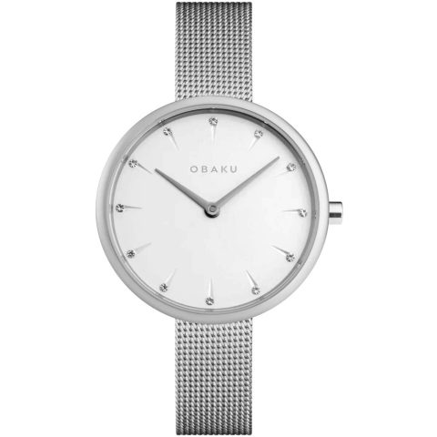 Obaku Women’s Notat White Dial Watch