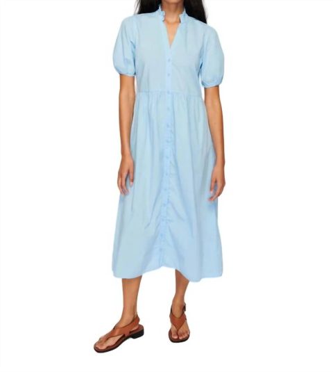 Liliya Button Down Dress In Shirting 7827053248572