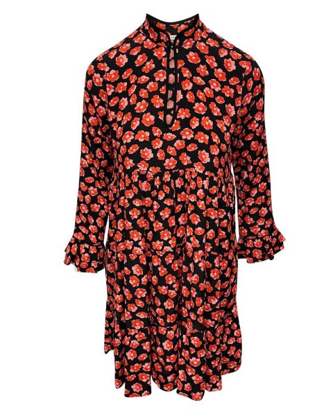 Ganni Lindale Mini Dress in Floral Viscose 7764867219516