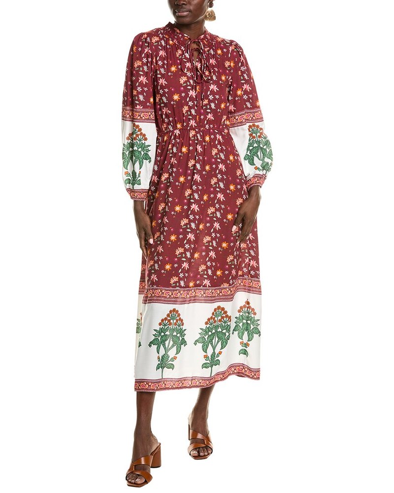 Garrie B Smocked Maxi Dress 7827047972924