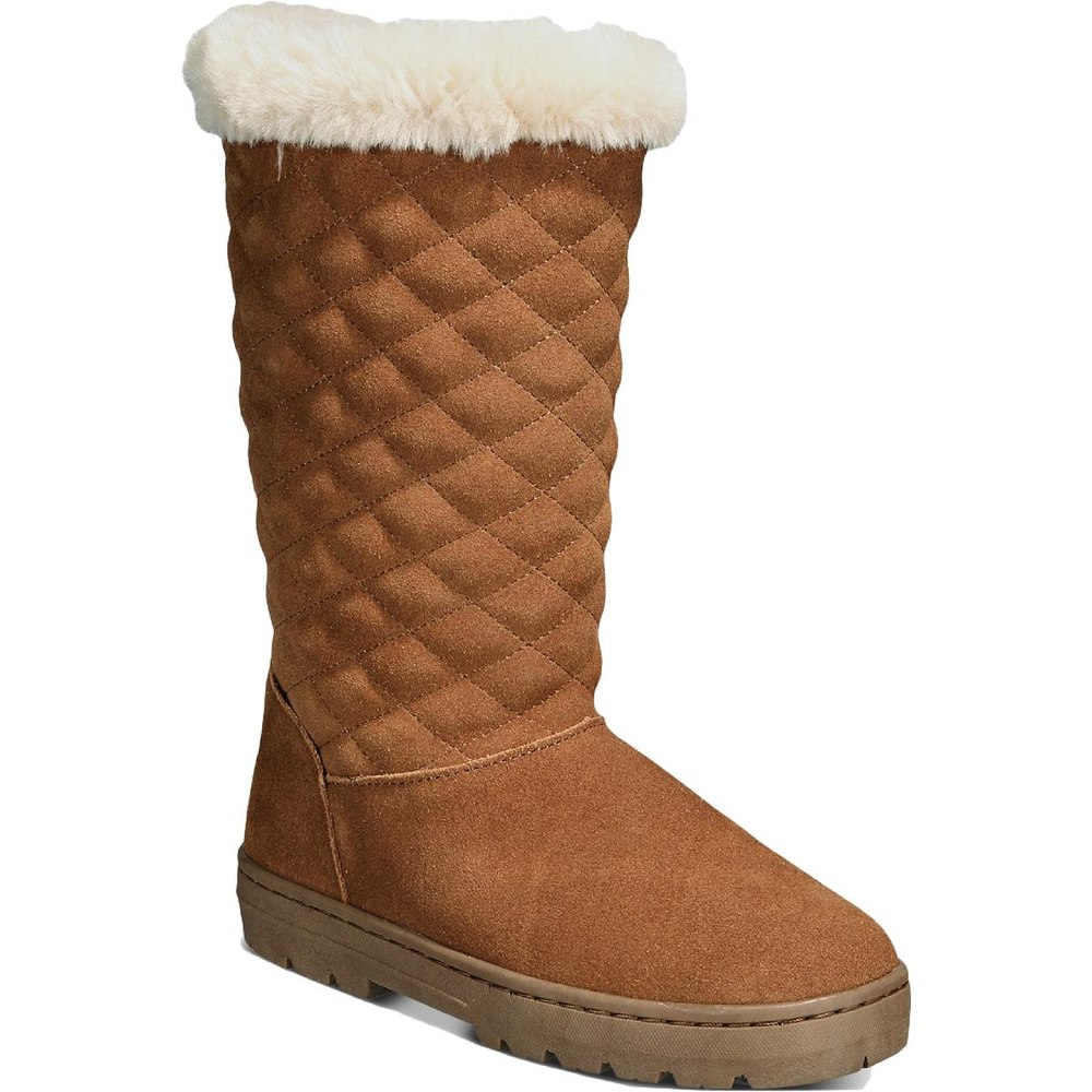 Nickyy Quilted Suede Winter Boots