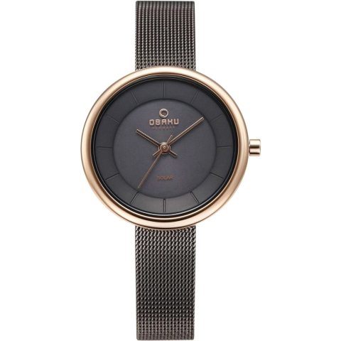 Obaku Women’s Lys Black Dial Watch