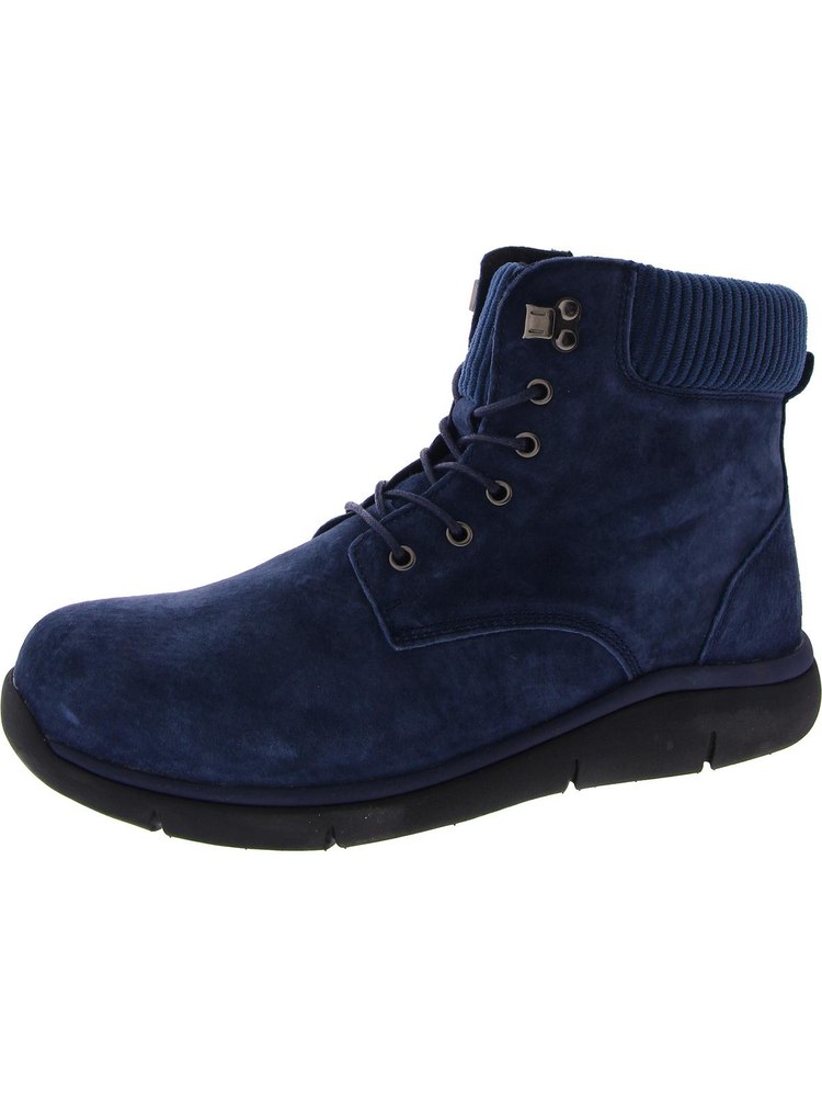 Scarlet Womens Ankle Leather Combat & Lace-up Boots 7668140408892
