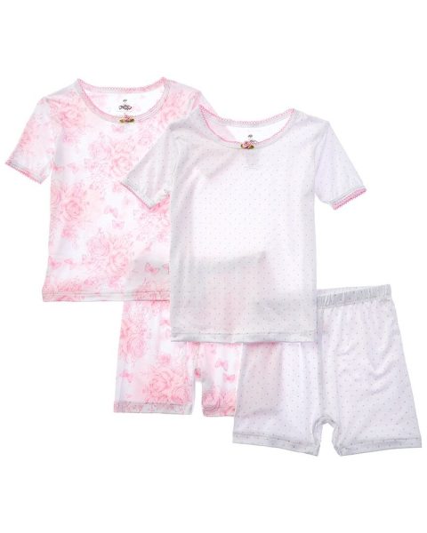 Tutu Couture En Pointe 4pc Short Pajama Set 7668142473276