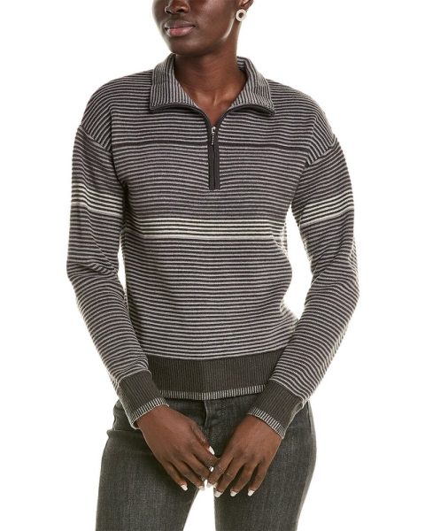 Meister x Fera Bonnie Wool-Blend 1/2-Zip Sweater 7827058851900