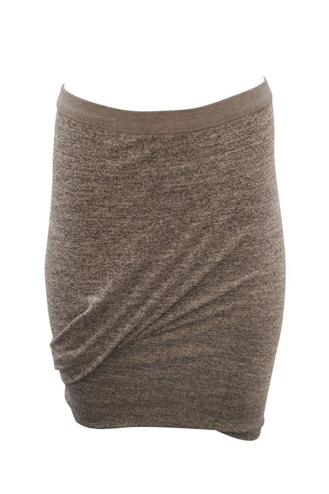 T by Alexander Wang Stretch Skirt in Grey Rayon 7764870070332