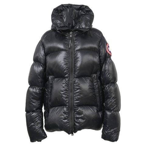 Canada Goose Crofton Quilted Ripstop Down Jacket in Black Recycled-Nylon 7764876197948