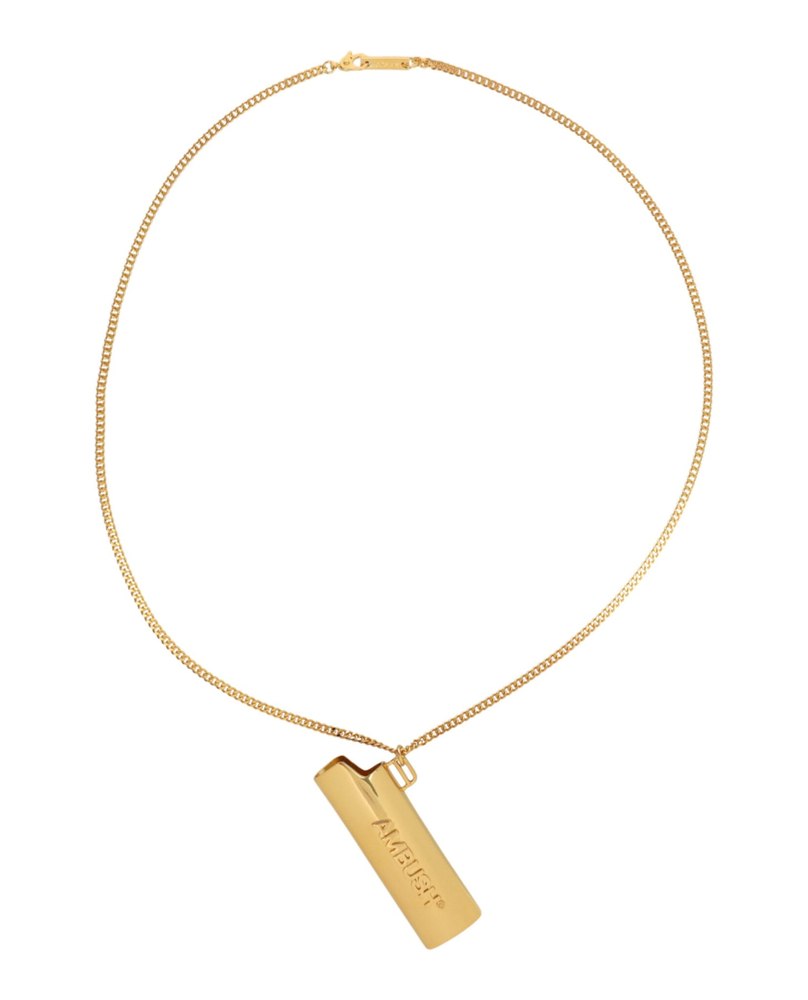 Logo Lighter Case Chain Necklace 7764879540284