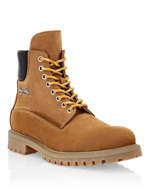 Nabuk Leather Boots Low Flat The Hunter 7670501769276