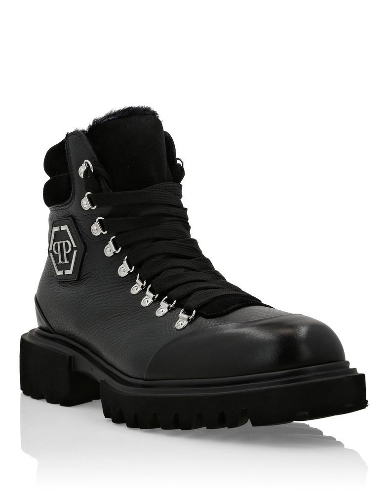 Leather Boots with Wool & Rubber Inserts 7670500556860