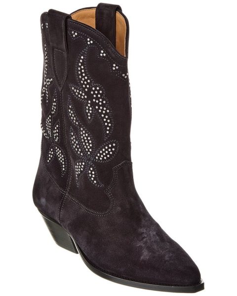 Isabel Marant Duerto Suede Cowboy Boot 7827075334204
