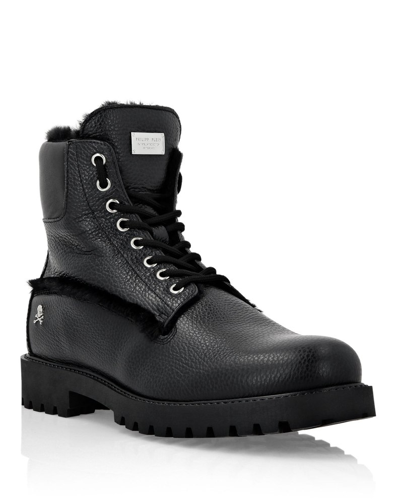 Leather Boots with shearling inside The Hunter 7670502064188