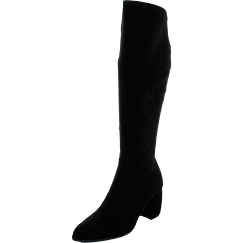 Lella Faux Suede Wide Calf Knee-High Boots