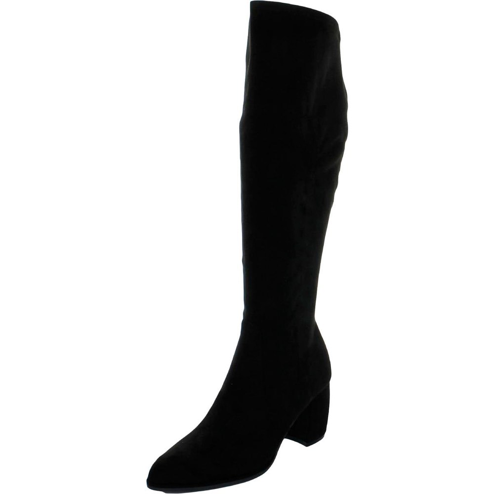Lella Faux Suede Wide Calf Knee-High Boots