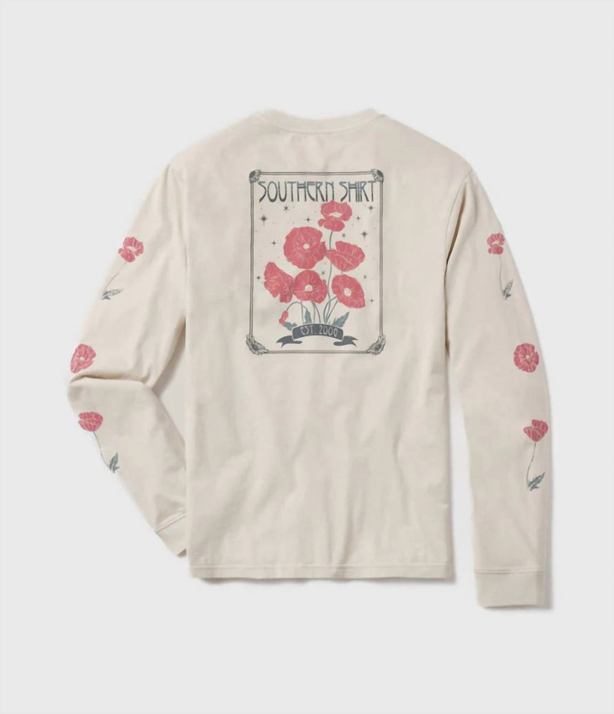 Men’s Company Almost Oz Long Sleeve Tee In Linen 7827082149948