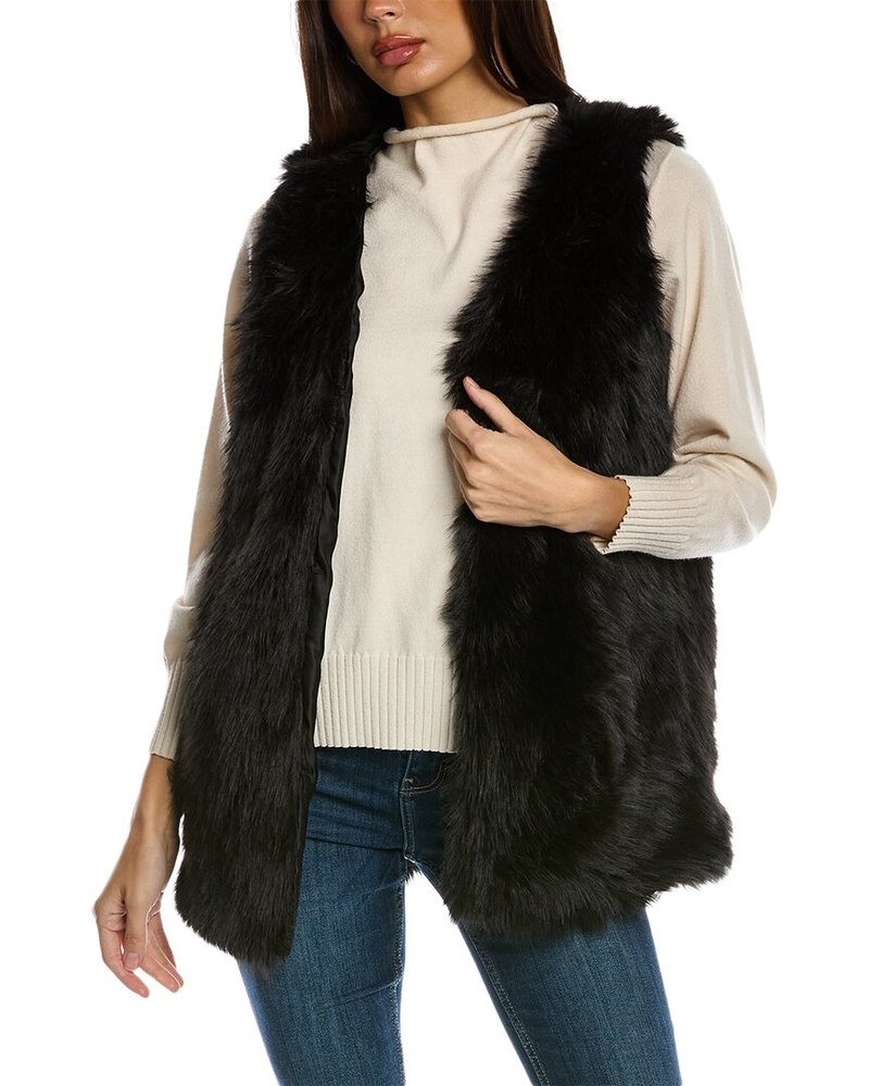Surell Accessories Shaggy Vest 7195364130876