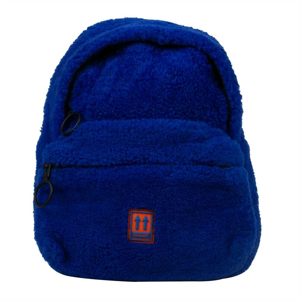 Mini Fuzzy Backpack – Blue
