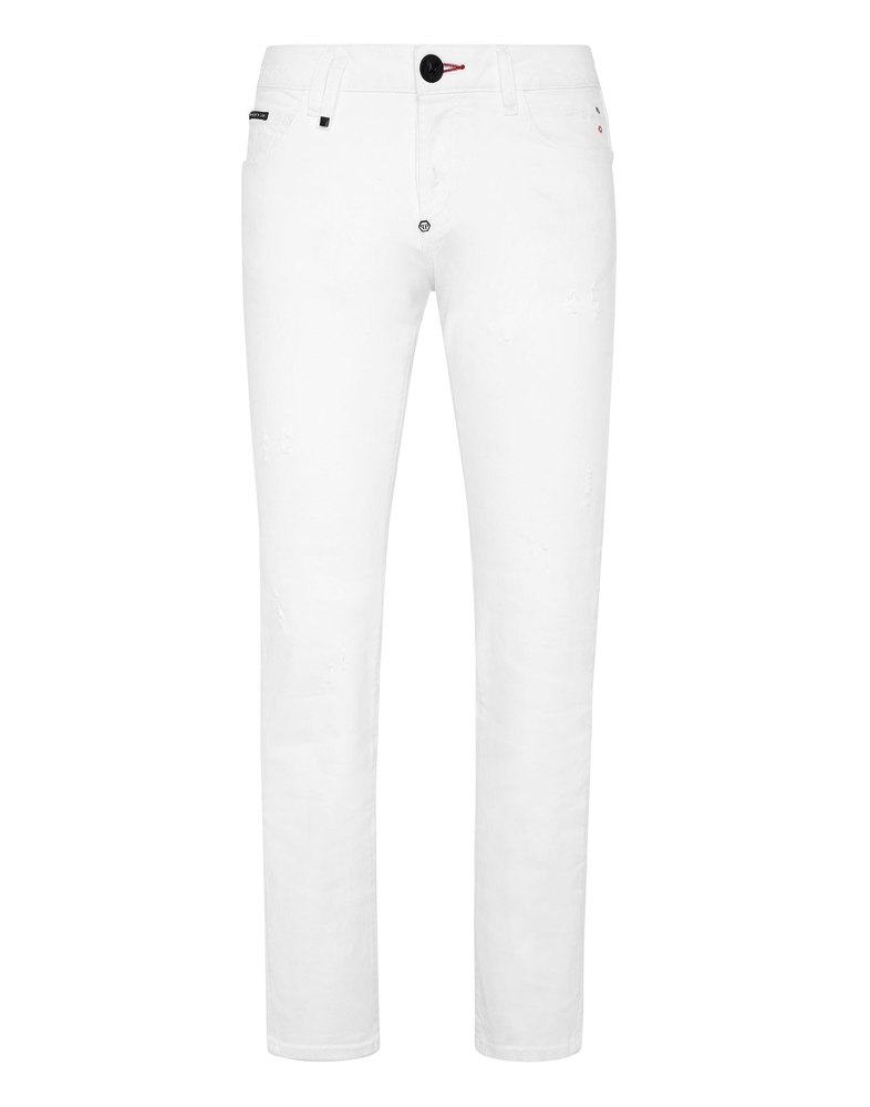 Denim Trousers Straight Cut Supreme Iconic Plein 7670508388412
