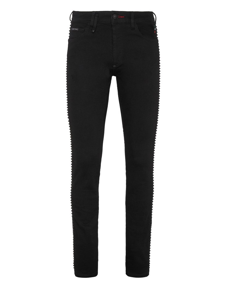 Denim Trousers Super Straight Cut Gothic Plein 7670510420028