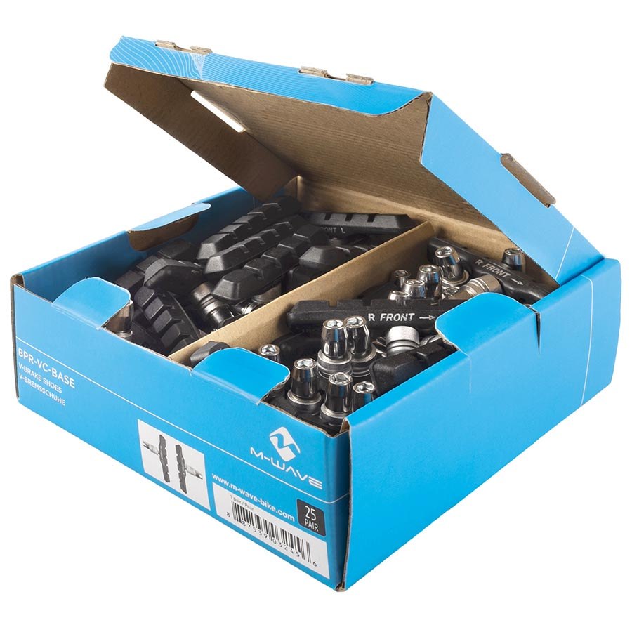 M-Wave BPR AT Threaded Brake Shoe Box of 25