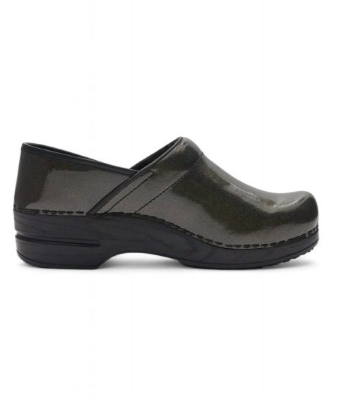 Women’s Sabel Smart Step Professional Clog In Patent Charcoal 7764909359164