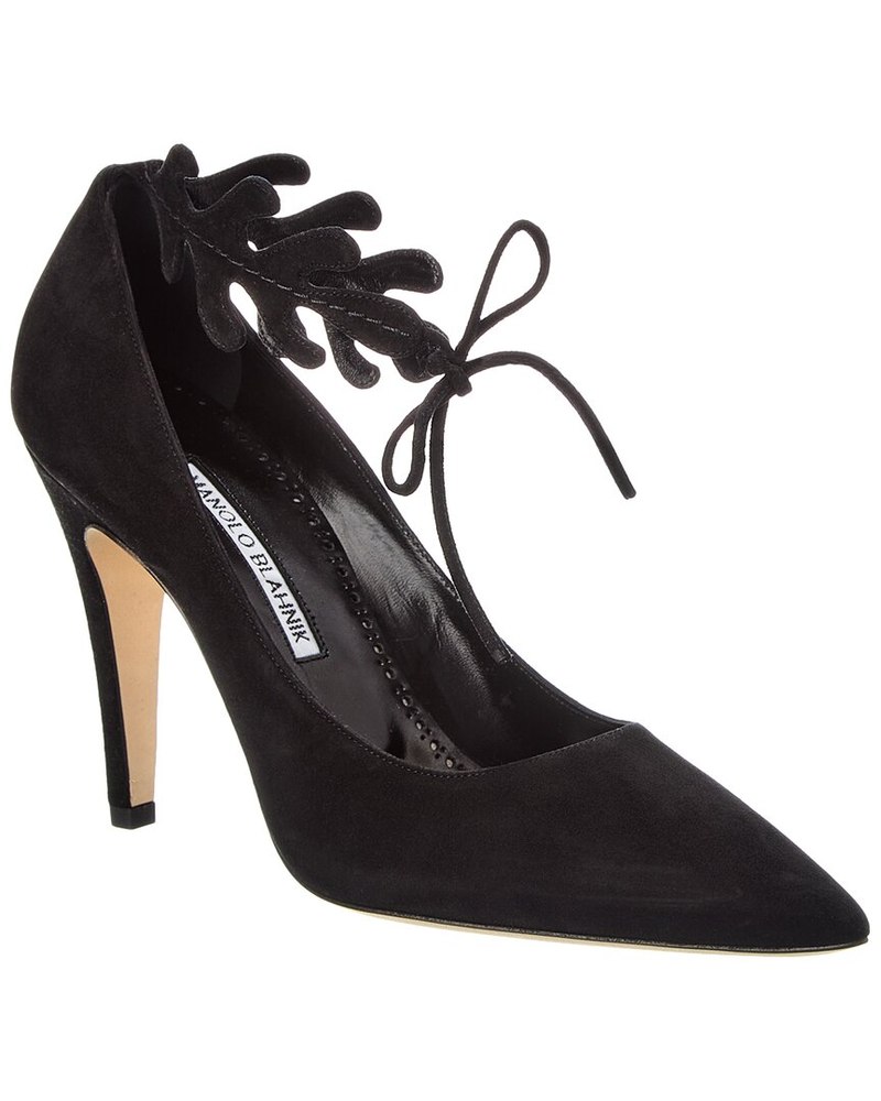 Manolo Blahnik Florettehi 105 Suede Pump 7764910768188