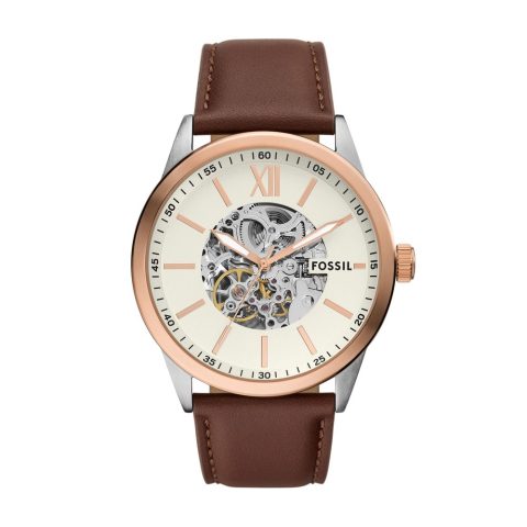 Fossil Men’s Flynn Automatic, Two-Tone Stainless Steel Watch 7827100696636
