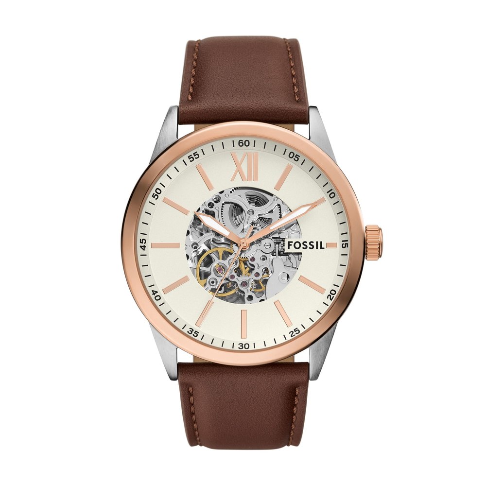 Fossil Men’s Flynn Automatic, Two-Tone Stainless Steel Watch 7827100696636