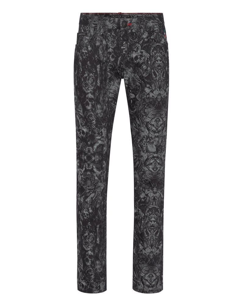 Denim Trousers Super Straight Cut Fit Tattoo 7670513565756