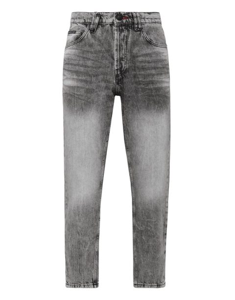 Denim Trousers Carrot Fit Iconic Plein 7670513139772