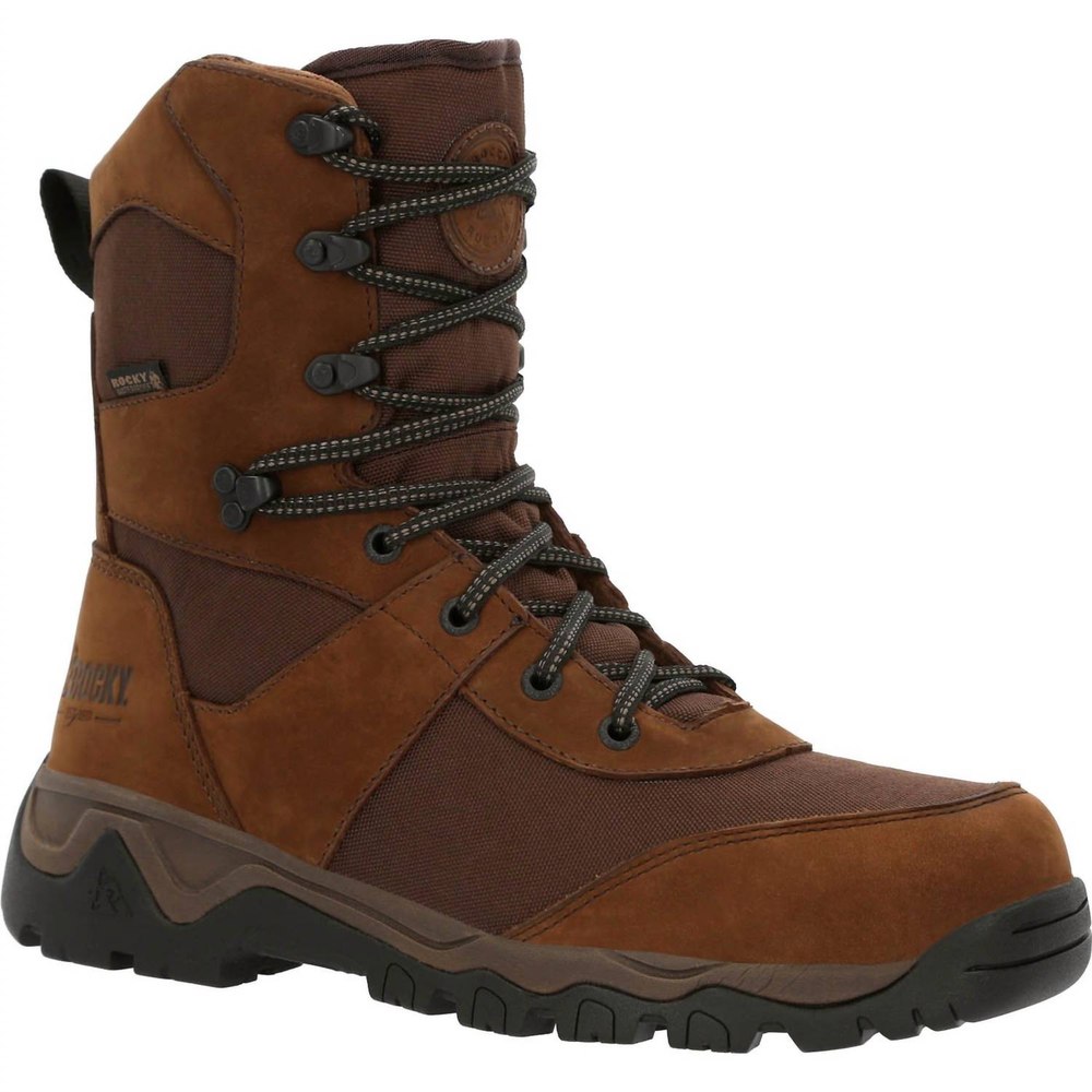 Men’s Red Mountain Waterproof 400G Insulated Outdoor Boot – Medium Width In Brown 7764917813308